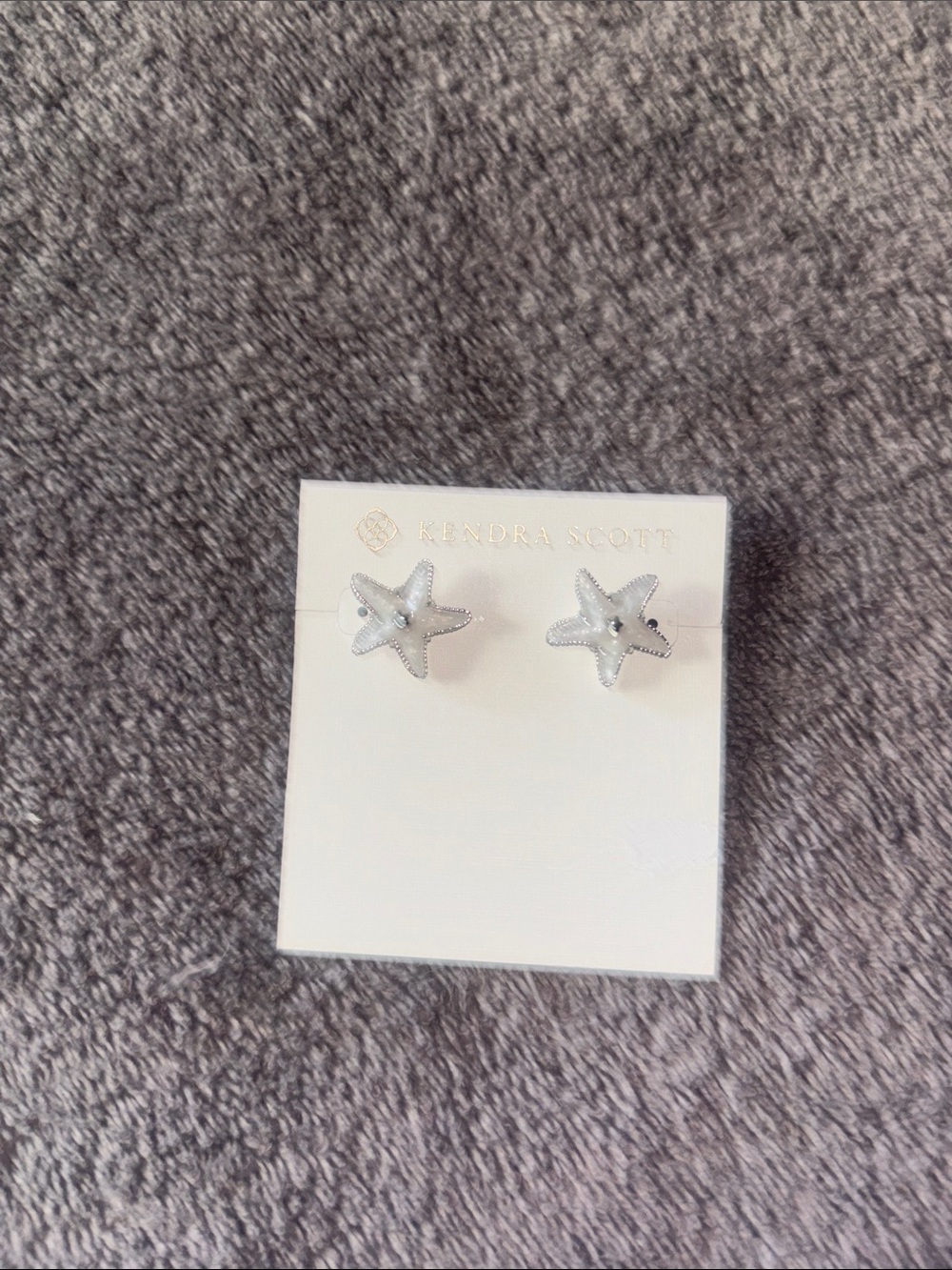 Kendra Scott Silver Starfish Studs